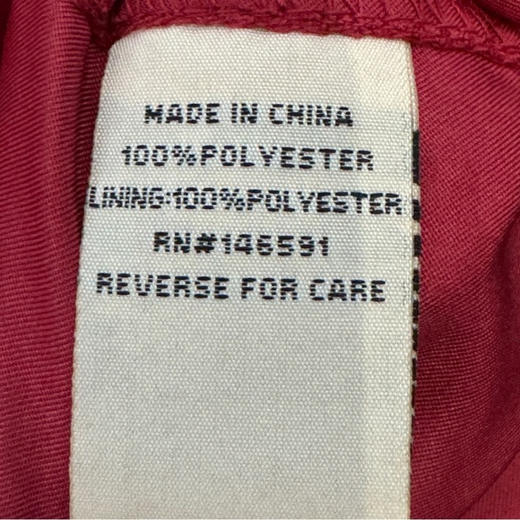 Drake Men’s Small South Carolina Gamecocks Garnet Long Sleeve Fishing Shirt - Picture 7 of 8